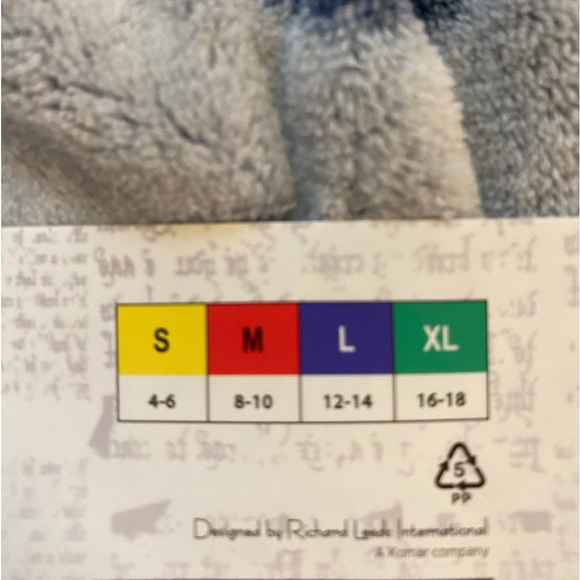 New! Harry Potter Plush Onesie Hooded Pajama Sleepwear- Large - Picture 6 of 7